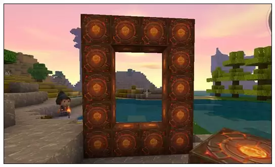 迷你世界里的地狱门怎么造