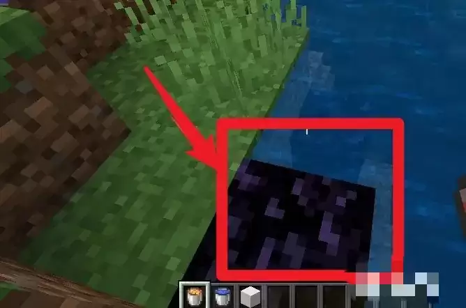 在我的世界里怎么做黑曜石