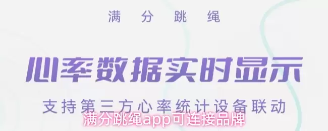 满分跳绳app可连接品牌