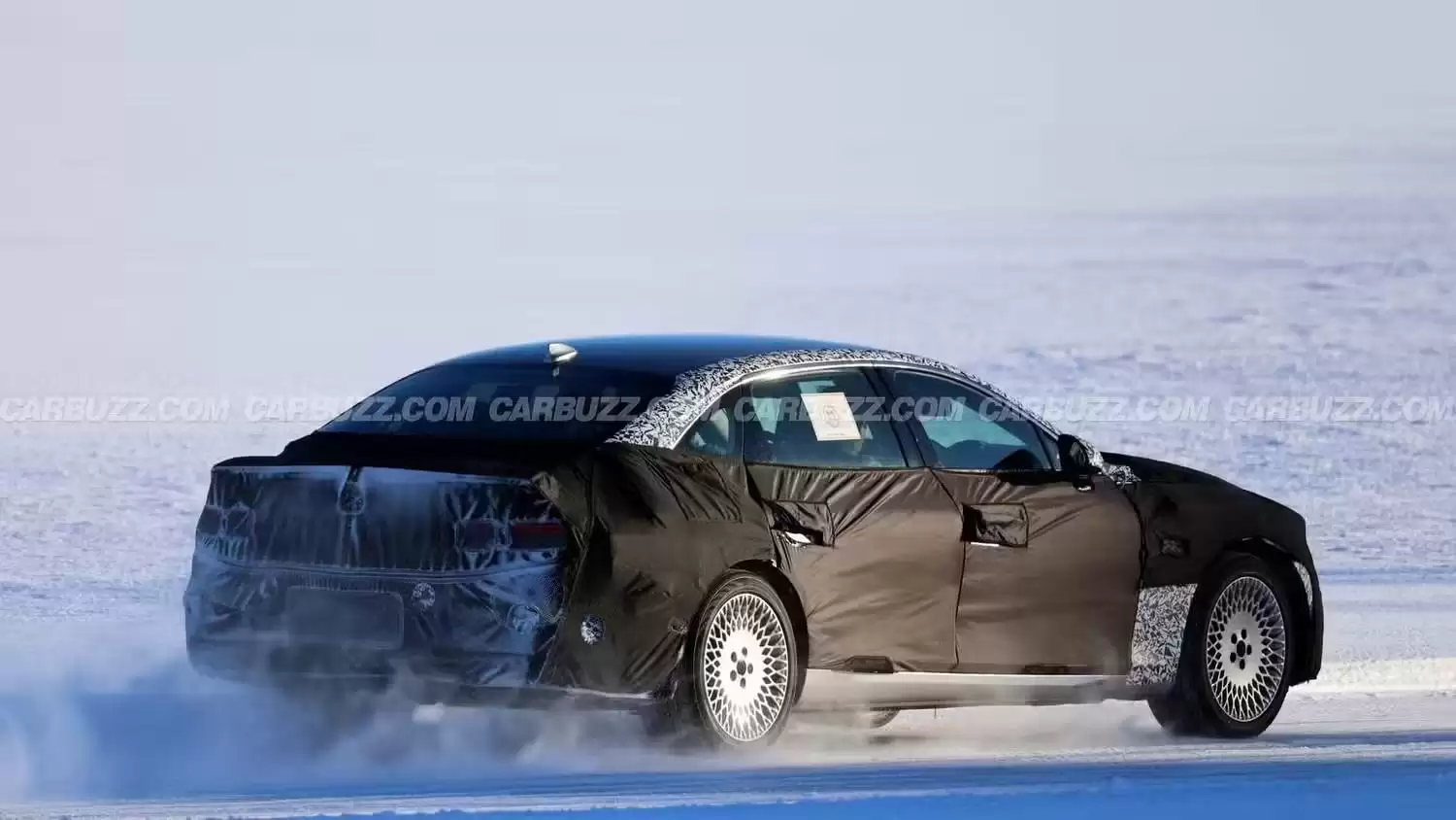 捷尼赛思G80混动版原型车曝光：纵置2.5T+双电机系统