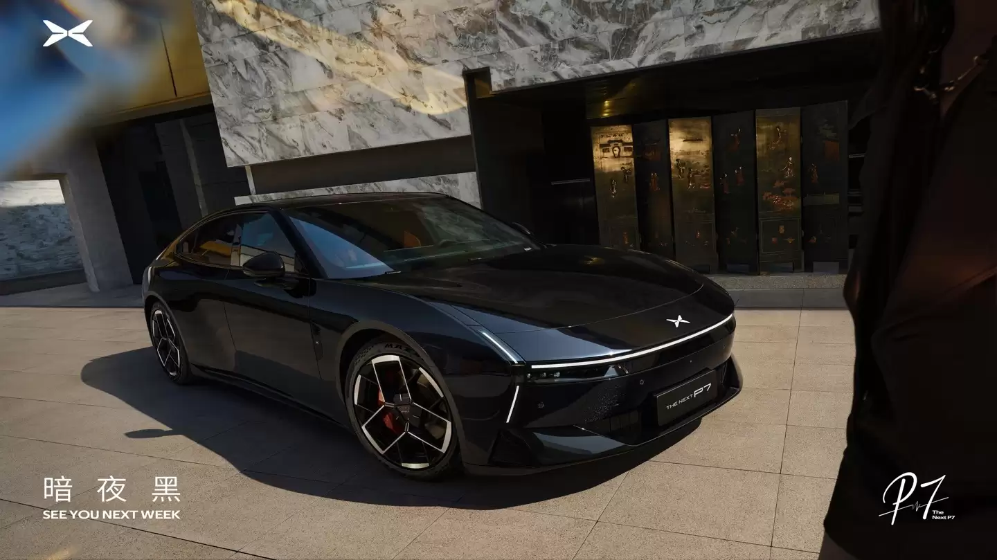 小鹏P7黑武士车色“暗夜黑”3月18日发布,官图先睹为快