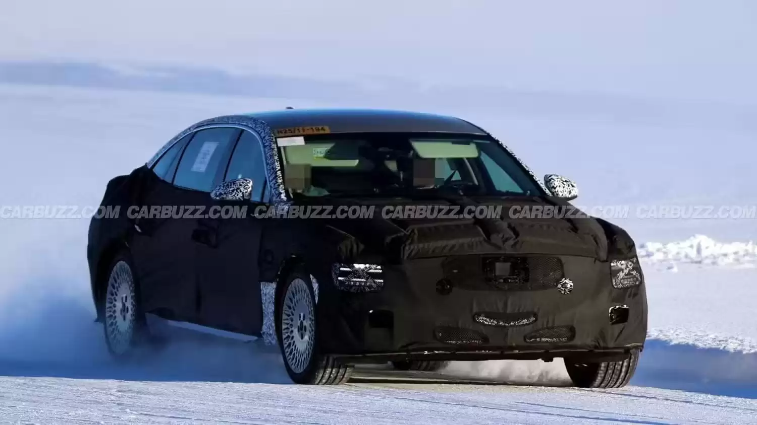 捷尼赛思G80混动版原型车曝光：纵置2.5T+双电机系统