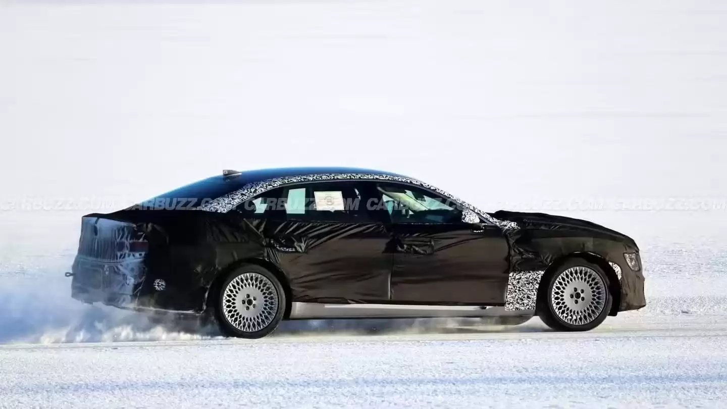 捷尼赛思G80混动版原型车曝光：纵置2.5T+双电机系统