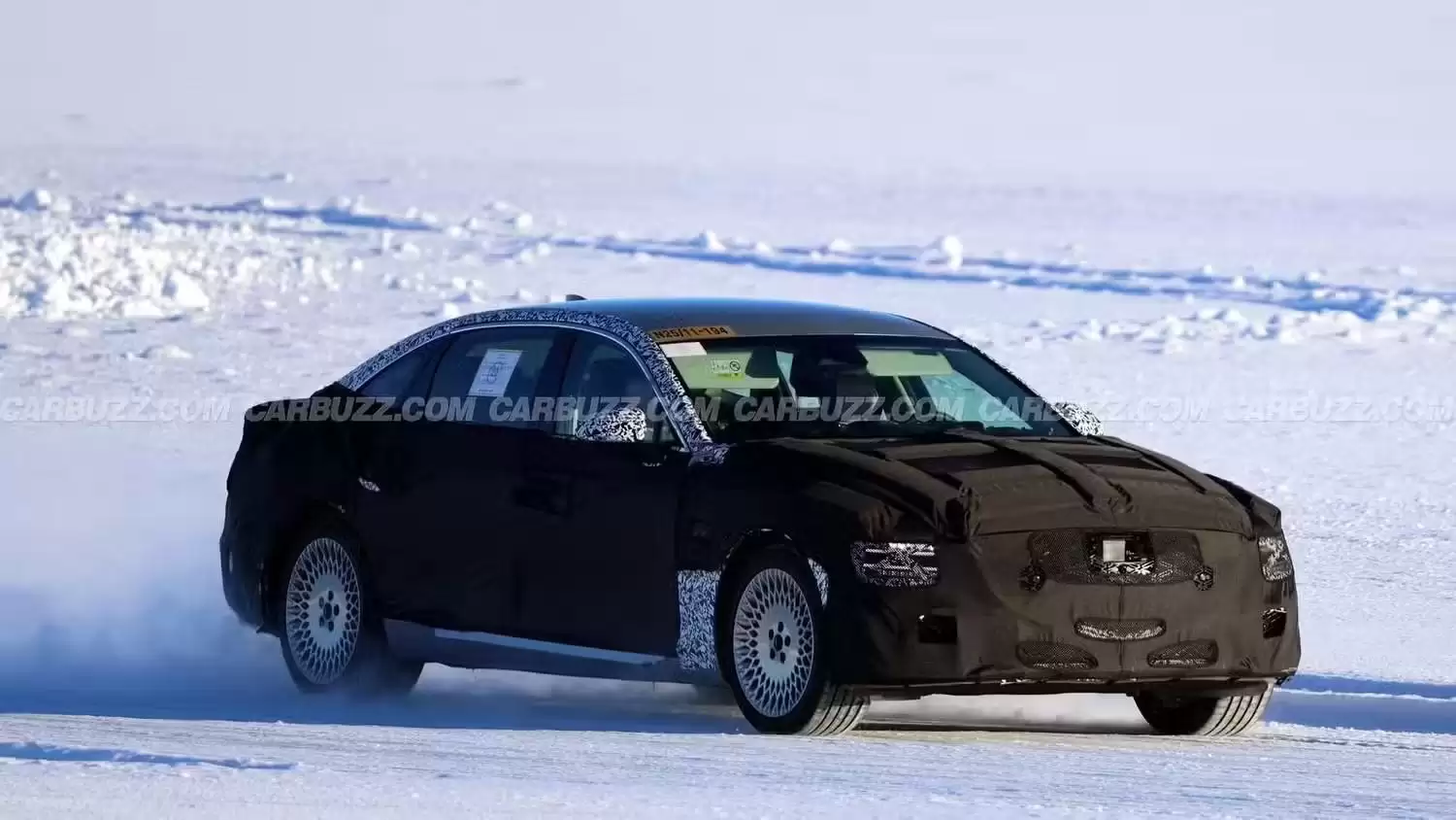 捷尼赛思G80混动版原型车曝光：纵置2.5T+双电机系统