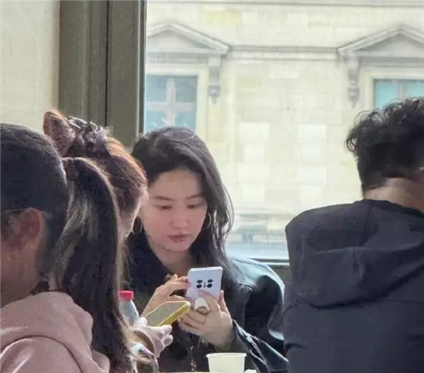 网友卢浮宫偶遇刘亦菲吃饭:意外发现她两年没换新手机
