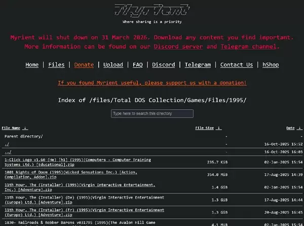 385TB！全球最大经典游戏库无奈关闭 粉丝全存下来了