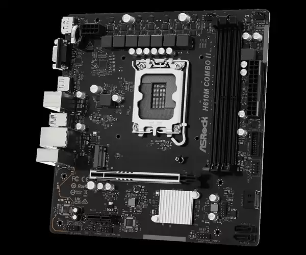 华擎再出妖板H610M COMBO II:单槽DDR4+双槽DDR5、定位入门级