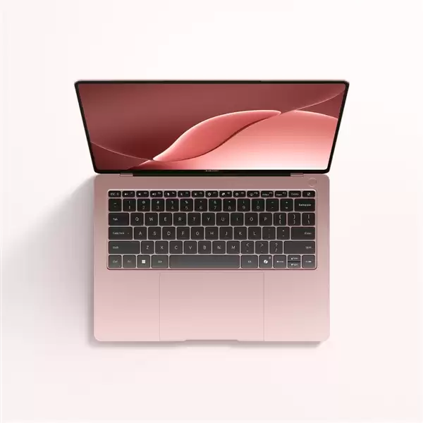 小米笔记本Pro 14柔光粉首次亮相!丝绒铝合金机身+1.08kg超轻本