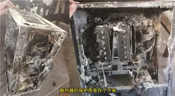 玩家房间失火:整机遭殃近乎烧成炭!张哥成功救回RTX 4060