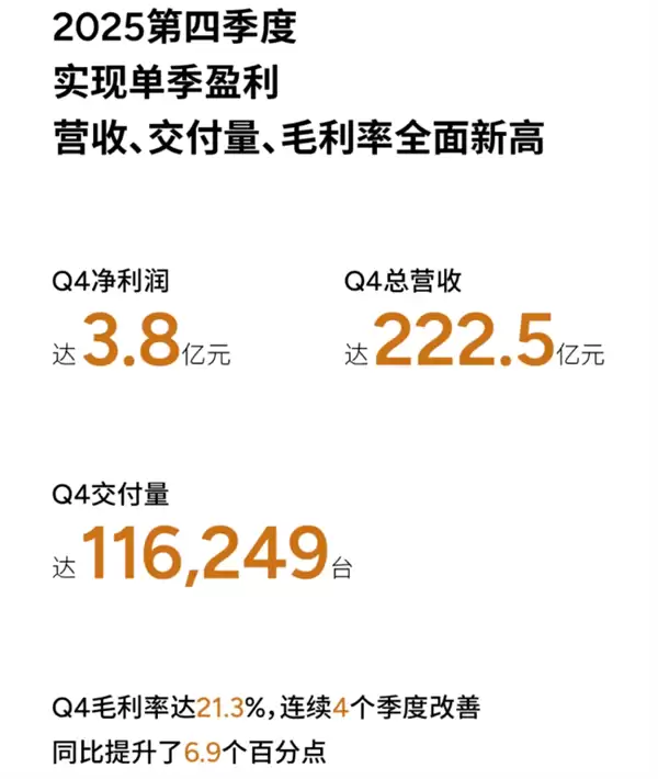 陪跑多年终“上岸”：小鹏汽车2025年四季度首次盈利3.8亿元