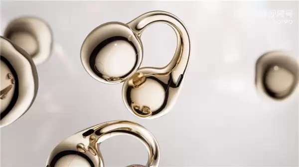 孙颖莎代言!OPPO Enco Clip2耳夹耳机外观首秀 超闪小金环