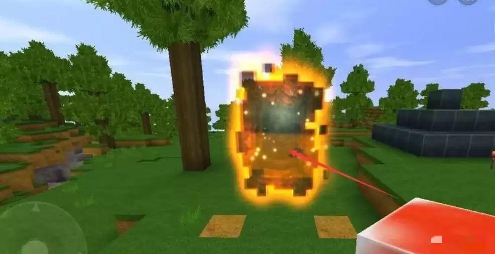 迷你世界中地心传送门怎么造