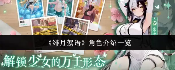 《绯月絮语》角色介绍一览