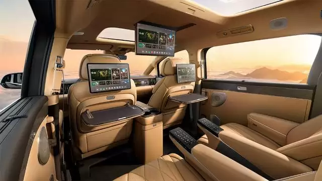 比亚迪第二代腾势D9内饰图首发，明日预售