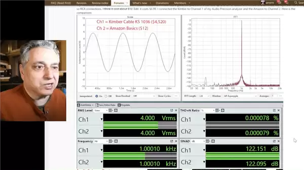 发烧友破大防!28000天价音频线实测:对比几十块普通线零差距