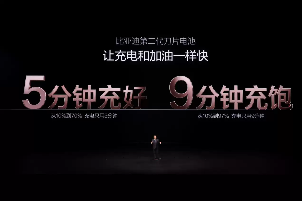 5 分钟充好,9 分钟充饱,比亚迪闪充补上新能源转型最后一块拼图