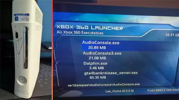 30块钱淘Xbox 360:竟然藏着GTA 4开发版!大量删减内容首次曝光