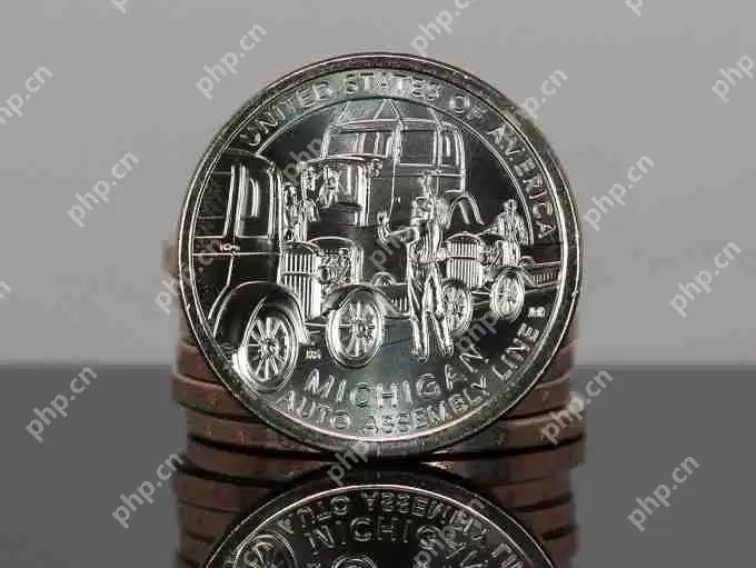 美国造币厂发布2025密歇根州创新美元销售数据与硬币展示图