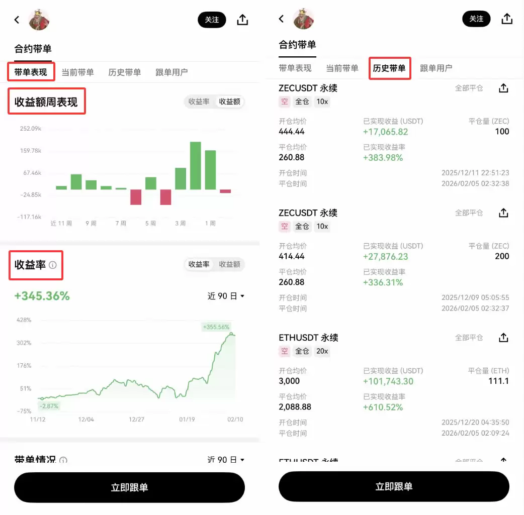如何进入欧易跟单页面？如何查看交易员的历史带单和已关注的交易员？