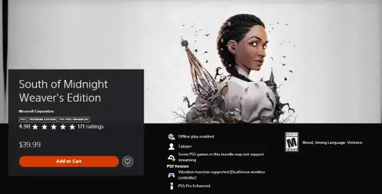 午夜以南登陆PS5/Switch 2：Xbox独占TGA获奖作携编织之力跨平台