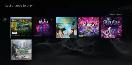 PS Plus四月起六款游戏将下架，含PGA TOUR潜水员戴夫等