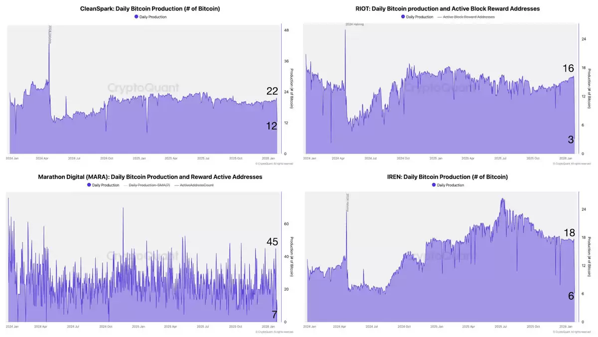 美国冬季风暴导致算力下降,比特币（BTC）挖矿龙头股上涨