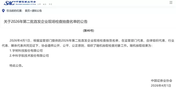 拟融资42.02亿元！宇树科技IPO被抽中现场检查