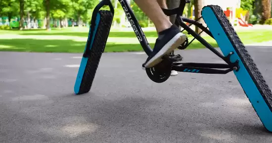 博主发明无轮自行车遭吐槽：这是外国版本的手工耿