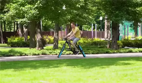 博主发明无轮自行车遭吐槽：这是外国版本的手工耿