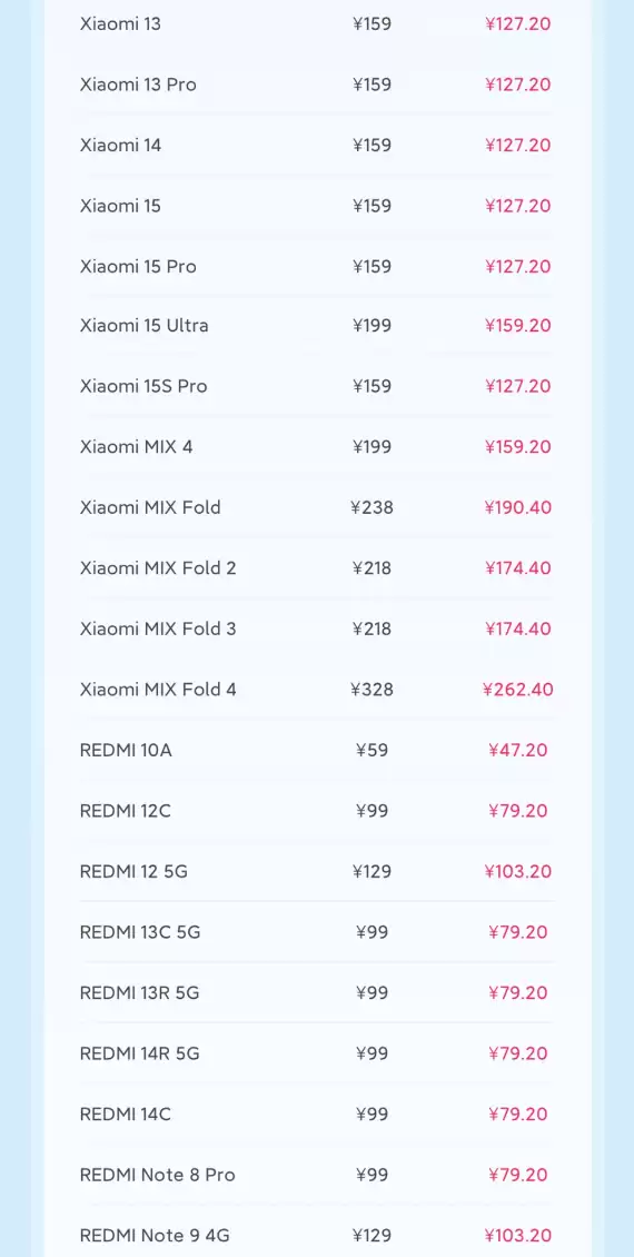 老旗舰集体复活！小米8折换电池来了：支持77款机型 47.2元起