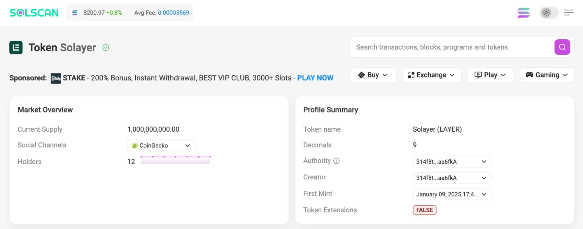 LAYER代币经济学模型图解