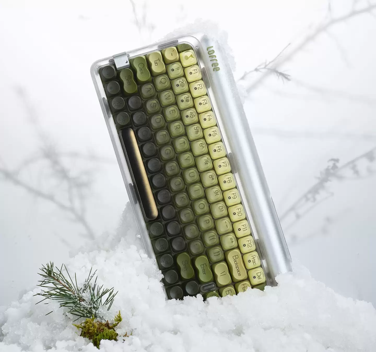 洛斐 × QQ 音乐联名机械键盘 DOT 