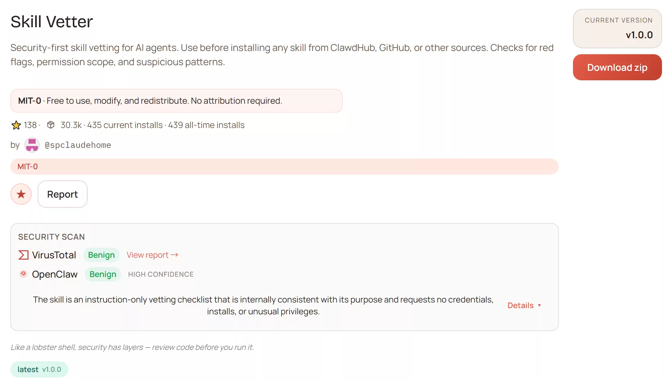 Skill Vetter技能介绍图