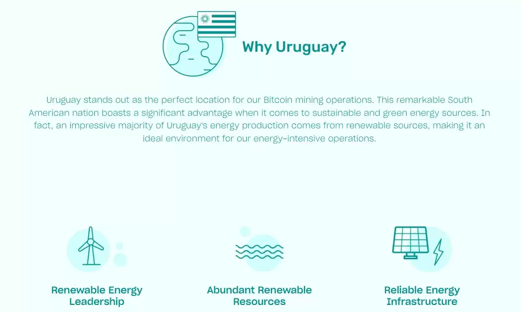 泰达币（USDT）确认乌拉圭因高能源价格退出比特币（BTC）挖矿