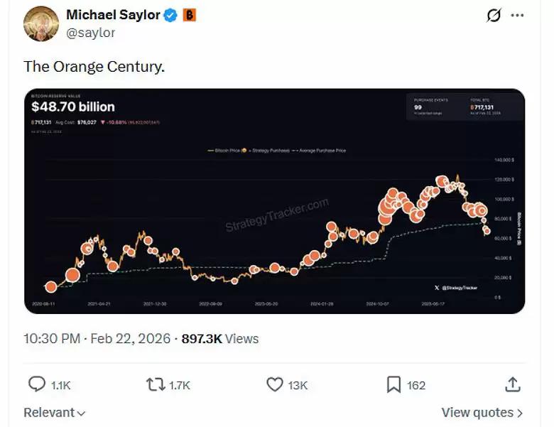塞勒暗示第100次比特币购入‌