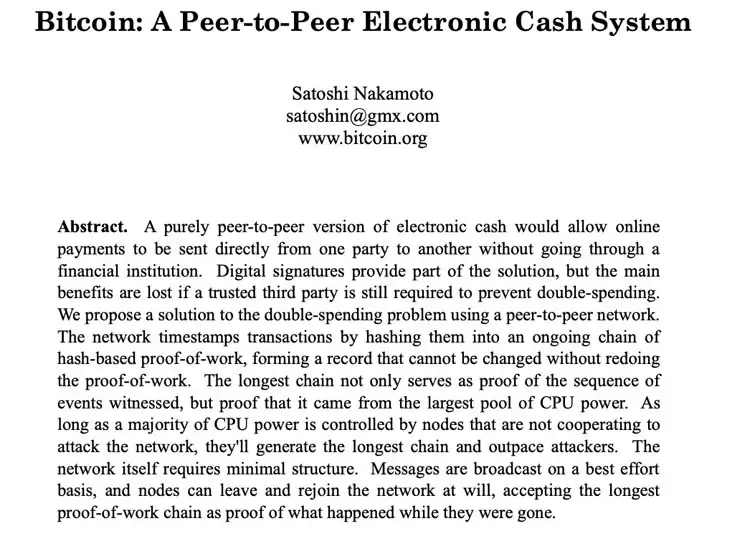 中本聪：比特币非加密货币