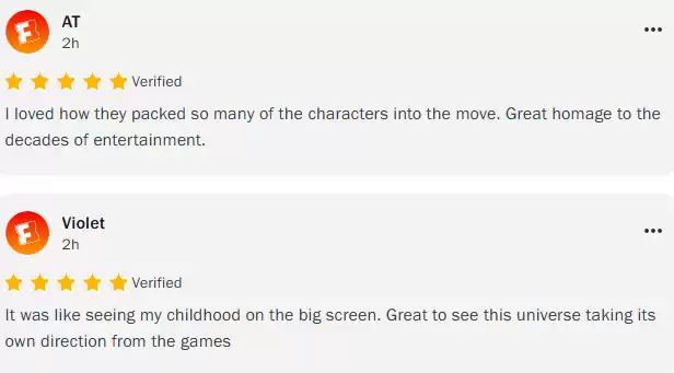 《超级马里奥银河》大电影大观众评分91%：沉浸其中！