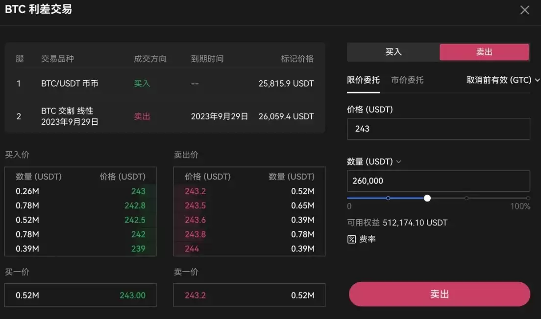 欧易交易价差速递教学