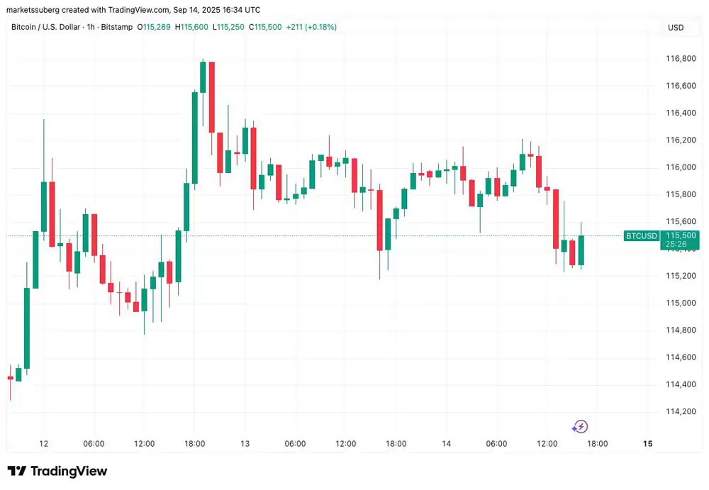 BTC价格关键支撑分析 115,000美元防线