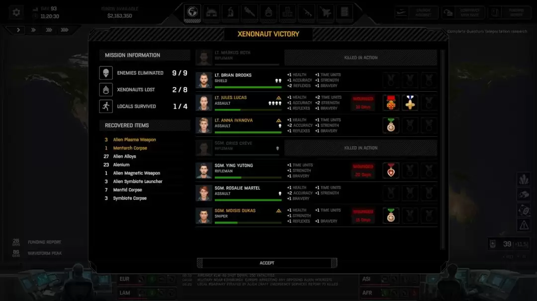 《异种航员2》战术任务成功机制介绍