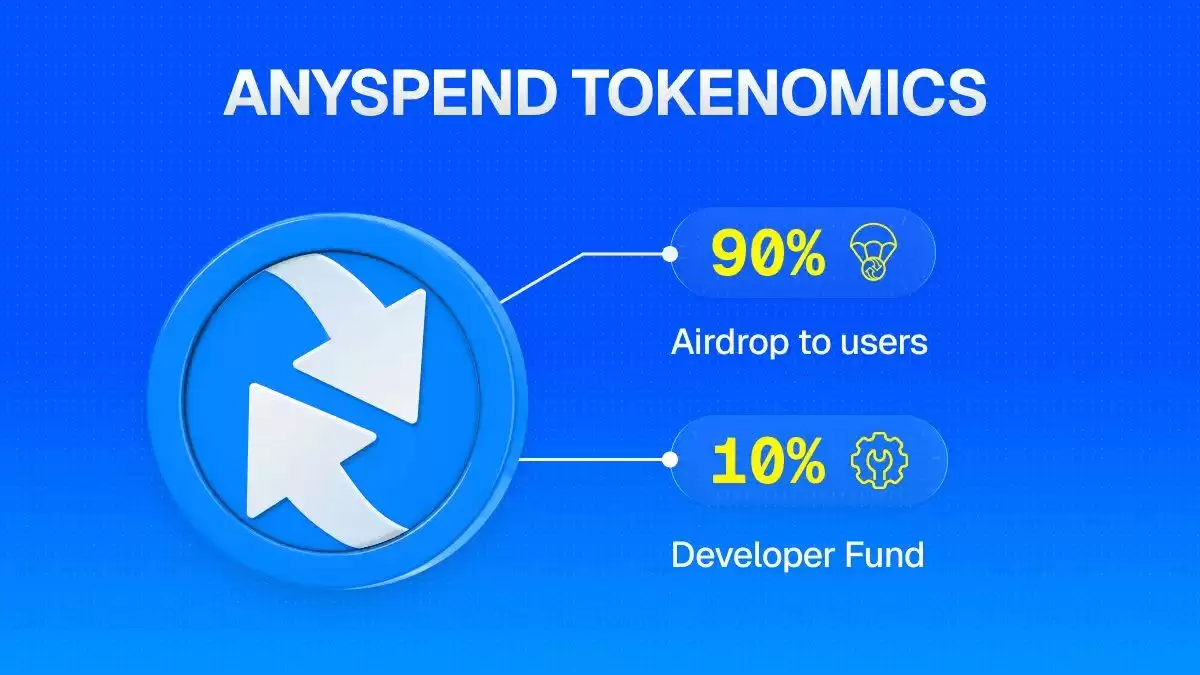 AnySpend代币分配方案 90%归属社区