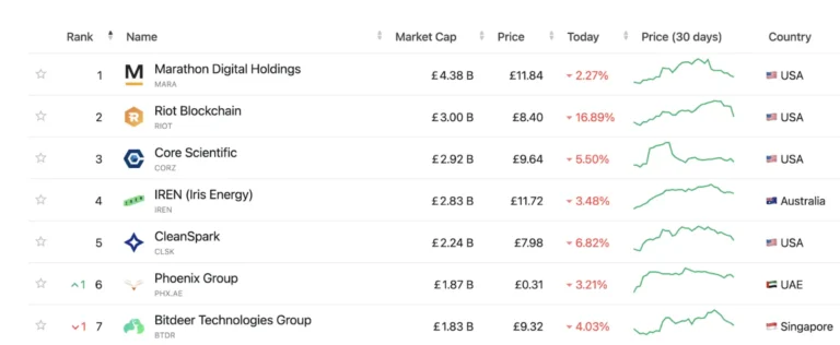 一文盘点2025年值得关注的七大比特币挖矿公司