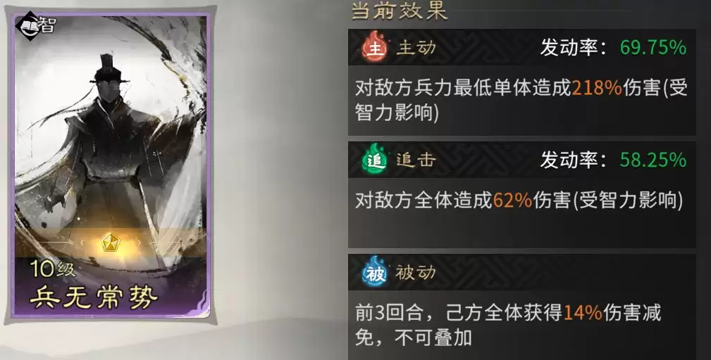 《三国:天下归心》追击灼烧队阵容推荐