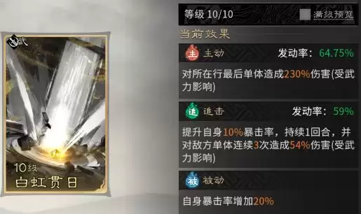 《三国:天下归心》背水断桥队成员推荐