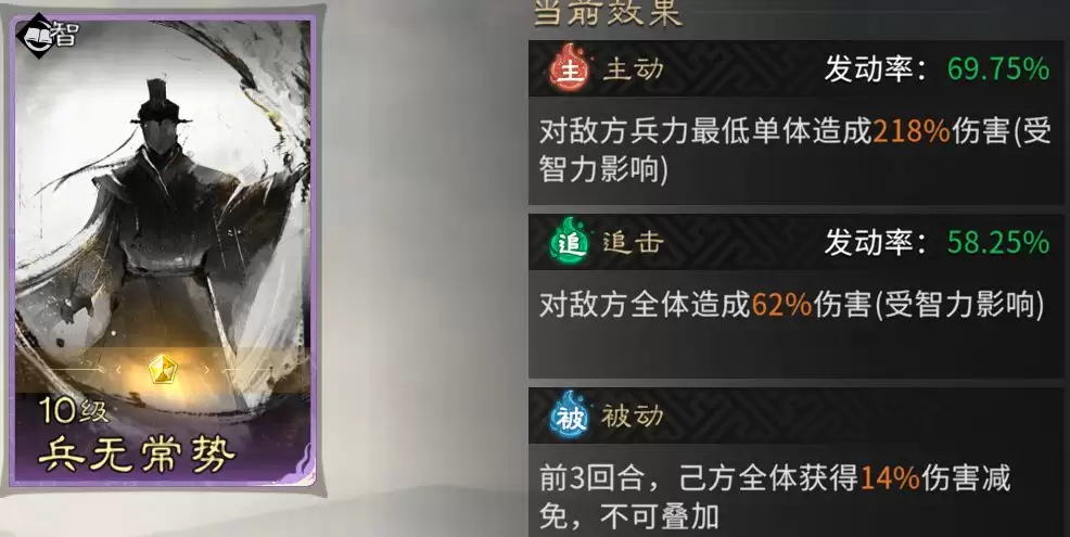 《三国:天下归心》追击灼烧队阵容推荐