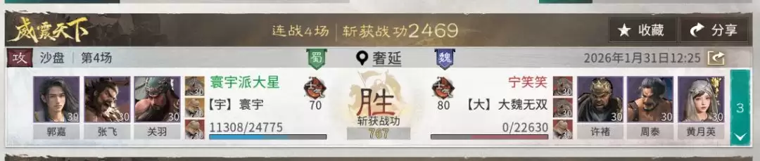 《三国:天下归心》前期高性价比阵容推荐