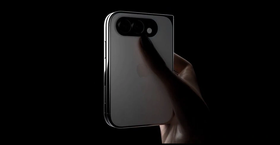 苹果折叠 iPhone Fold 渲染图再曝:后摄缩小凸起,整体更精致