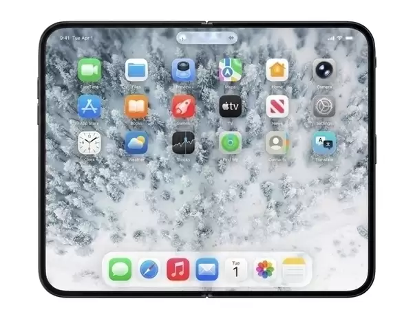 苹果首款折叠屏手机!iPhone Fold已在试产:9月发布