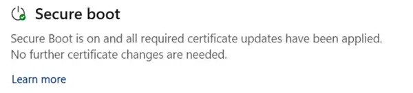 微软推安全启动证书更新提醒,三色标识引导用户升级防启动失败