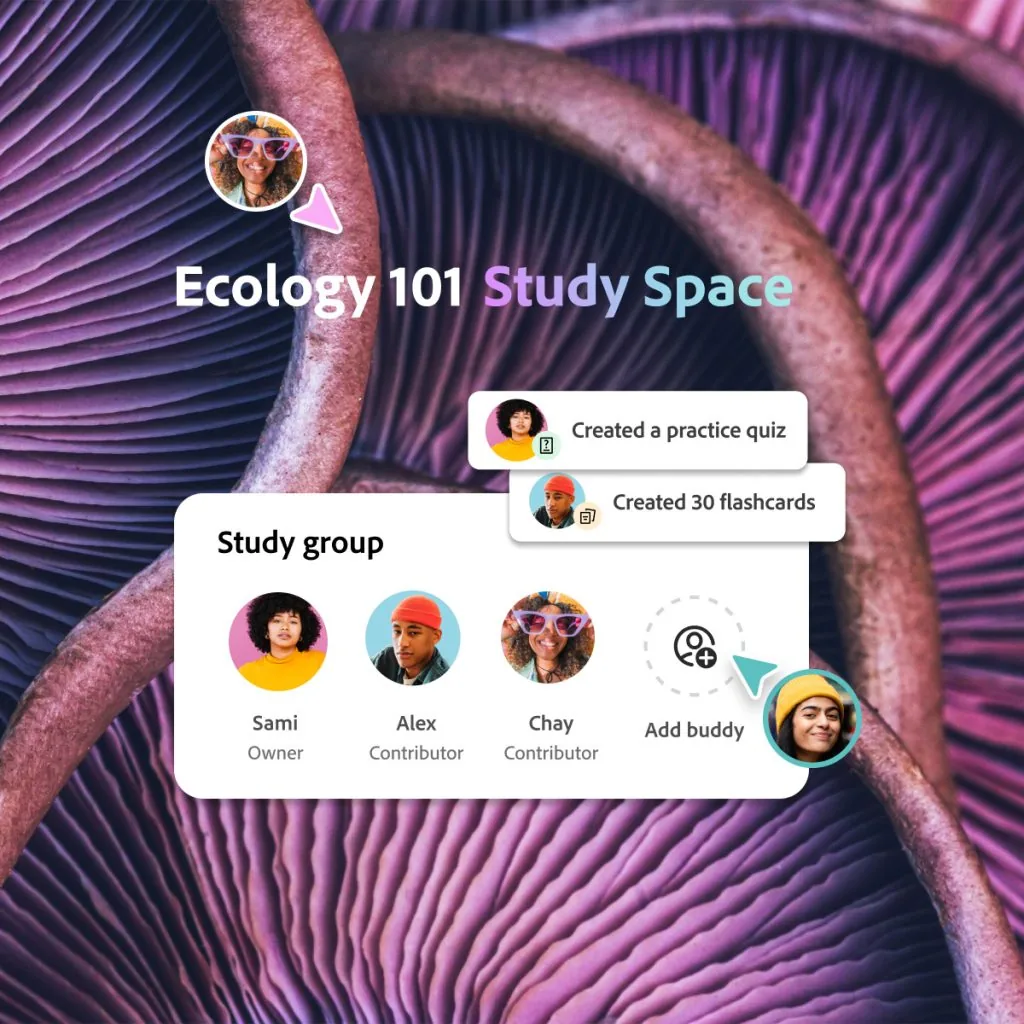 7*24 小时 AI 助教上线:Adobe 推出免费学习平台 Acrobat Student Spaces